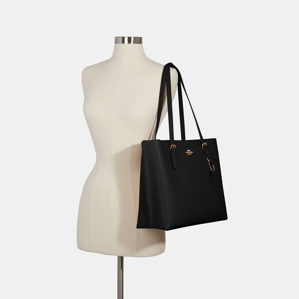 Coach Mollie Black Tote Bag - Picture 3 of 11